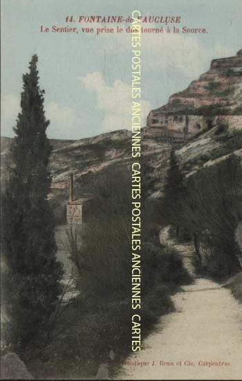 Cartes postales anciennes > CARTES POSTALES > carte postale ancienne > cartes-postales-ancienne.com Provence alpes cote d'azur Fontaine De Vaucluse