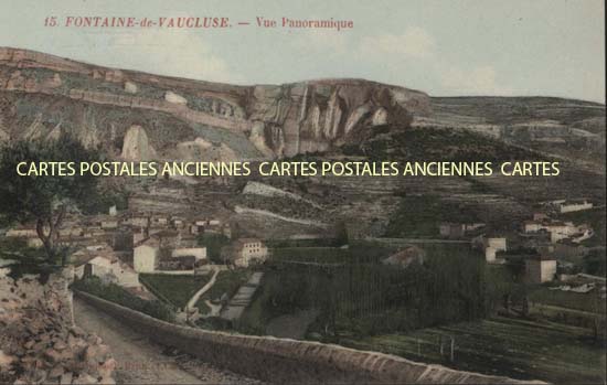 Cartes postales anciennes > CARTES POSTALES > carte postale ancienne > cartes-postales-ancienne.com Provence alpes cote d'azur Fontaine De Vaucluse