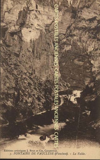 Cartes postales anciennes > CARTES POSTALES > carte postale ancienne > cartes-postales-ancienne.com Provence alpes cote d'azur Fontaine De Vaucluse