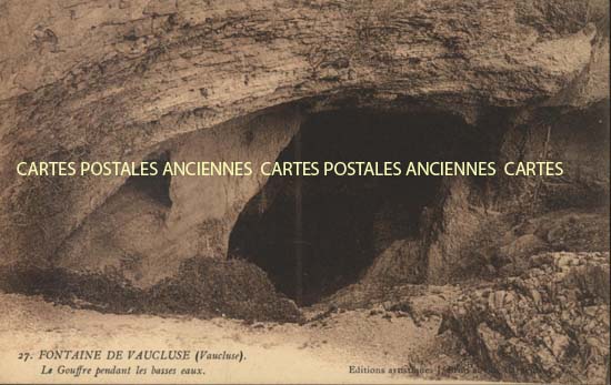 Cartes postales anciennes > CARTES POSTALES > carte postale ancienne > cartes-postales-ancienne.com Provence alpes cote d'azur Fontaine De Vaucluse