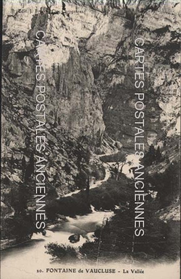 Cartes postales anciennes > CARTES POSTALES > carte postale ancienne > cartes-postales-ancienne.com Provence alpes cote d'azur Fontaine De Vaucluse