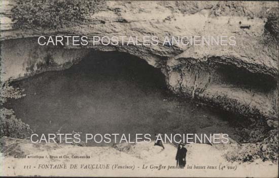 Cartes postales anciennes > CARTES POSTALES > carte postale ancienne > cartes-postales-ancienne.com Provence alpes cote d'azur Fontaine De Vaucluse