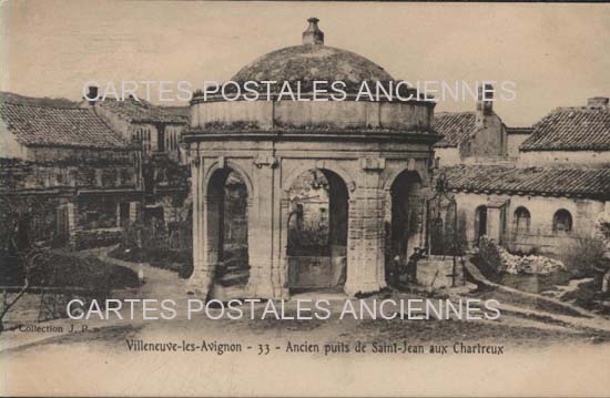 Cartes postales anciennes > CARTES POSTALES > carte postale ancienne > cartes-postales-ancienne.com Gard  Villeneuve Les Avignons