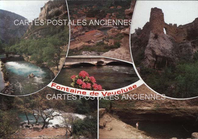 Cartes postales anciennes > CARTES POSTALES > carte postale ancienne > cartes-postales-ancienne.com Provence alpes cote d'azur Fontaine De Vaucluse