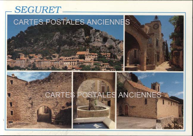 Cartes postales anciennes > CARTES POSTALES > carte postale ancienne > cartes-postales-ancienne.com Provence alpes cote d'azur Vaucluse Seguret