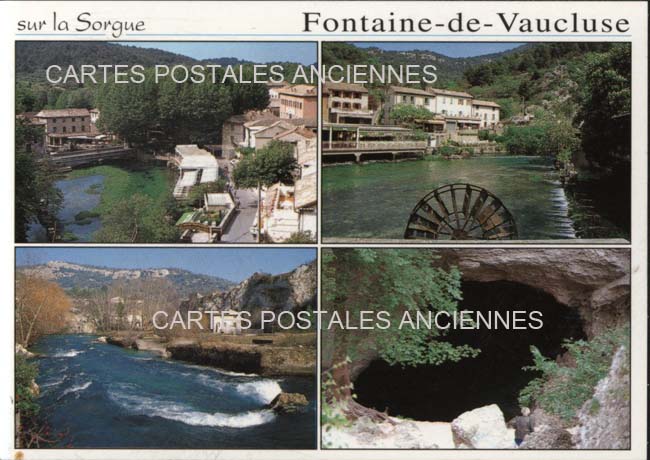Cartes postales anciennes > CARTES POSTALES > carte postale ancienne > cartes-postales-ancienne.com Provence alpes cote d'azur Fontaine De Vaucluse
