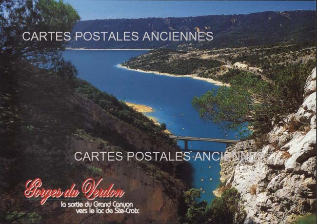 Cartes postales anciennes > CARTES POSTALES > carte postale ancienne > cartes-postales-ancienne.com Alpes de haute provence  Sainte Croix A Lauze