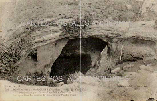 Cartes postales anciennes > CARTES POSTALES > carte postale ancienne > cartes-postales-ancienne.com Provence alpes cote d'azur Fontaine De Vaucluse