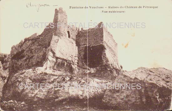Cartes postales anciennes > CARTES POSTALES > carte postale ancienne > cartes-postales-ancienne.com Provence alpes cote d'azur Fontaine De Vaucluse