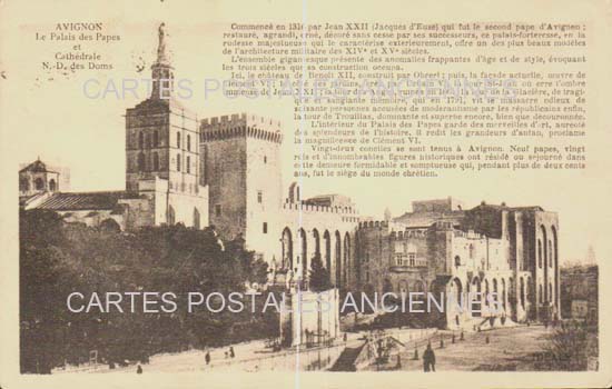 Cartes postales anciennes > CARTES POSTALES > carte postale ancienne > cartes-postales-ancienne.com Provence alpes cote d'azur Avignon