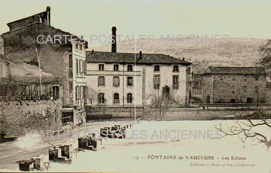 Cartes postales anciennes > CARTES POSTALES > carte postale ancienne > cartes-postales-ancienne.com Provence alpes cote d'azur Fontaine De Vaucluse