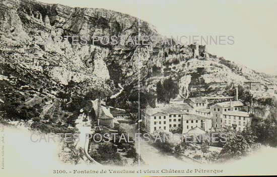 Cartes postales anciennes > CARTES POSTALES > carte postale ancienne > cartes-postales-ancienne.com Provence alpes cote d'azur Fontaine De Vaucluse