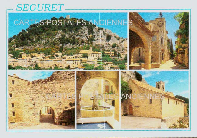 Cartes postales anciennes > CARTES POSTALES > carte postale ancienne > cartes-postales-ancienne.com Provence alpes cote d'azur Vaucluse Seguret