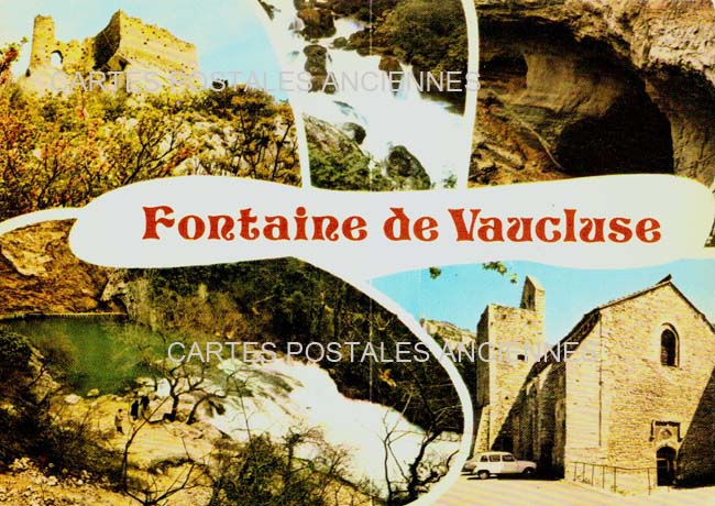 Cartes postales anciennes > CARTES POSTALES > carte postale ancienne > cartes-postales-ancienne.com Provence alpes cote d'azur Fontaine De Vaucluse