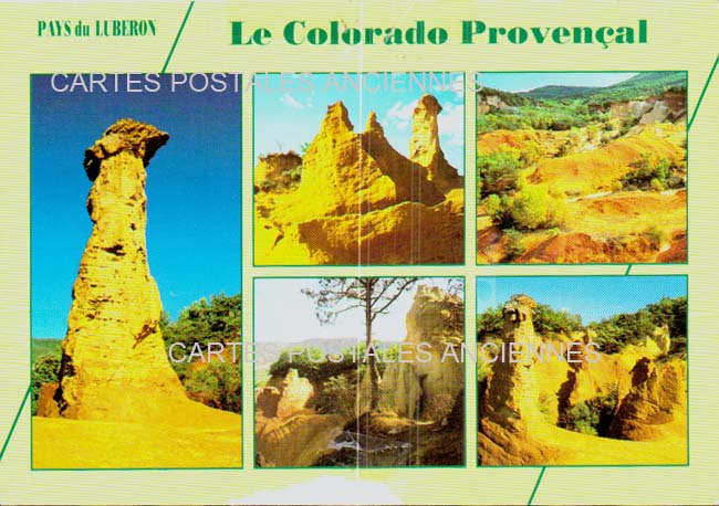 Cartes postales anciennes > CARTES POSTALES > carte postale ancienne > cartes-postales-ancienne.com Provence alpes cote d'azur Vaucluse Rustrel