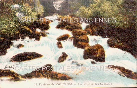 Cartes postales anciennes > CARTES POSTALES > carte postale ancienne > cartes-postales-ancienne.com Provence alpes cote d'azur Fontaine De Vaucluse