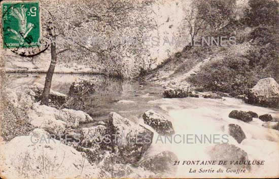 Cartes postales anciennes > CARTES POSTALES > carte postale ancienne > cartes-postales-ancienne.com Provence alpes cote d'azur Fontaine De Vaucluse