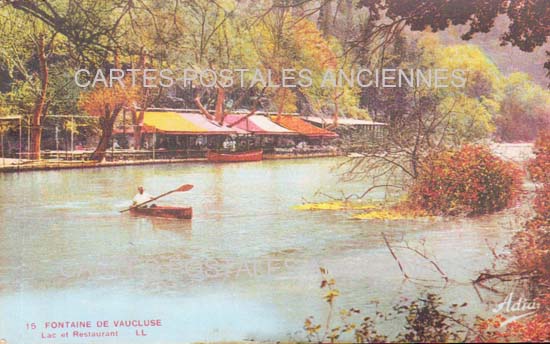 Cartes postales anciennes > CARTES POSTALES > carte postale ancienne > cartes-postales-ancienne.com Provence alpes cote d'azur Fontaine De Vaucluse