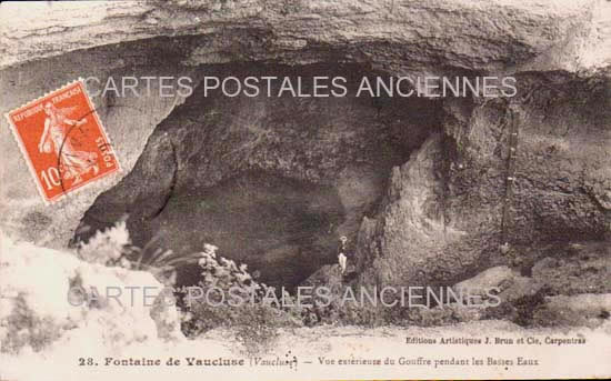 Cartes postales anciennes > CARTES POSTALES > carte postale ancienne > cartes-postales-ancienne.com Provence alpes cote d'azur Fontaine De Vaucluse
