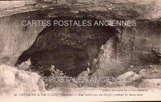 Cartes postales anciennes > CARTES POSTALES > carte postale ancienne > cartes-postales-ancienne.com Provence alpes cote d'azur Fontaine De Vaucluse