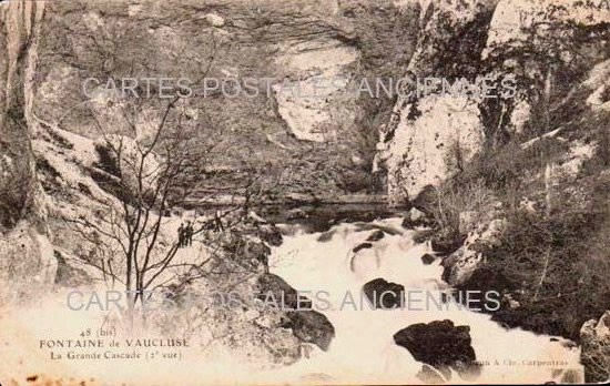 Cartes postales anciennes > CARTES POSTALES > carte postale ancienne > cartes-postales-ancienne.com Provence alpes cote d'azur Fontaine De Vaucluse