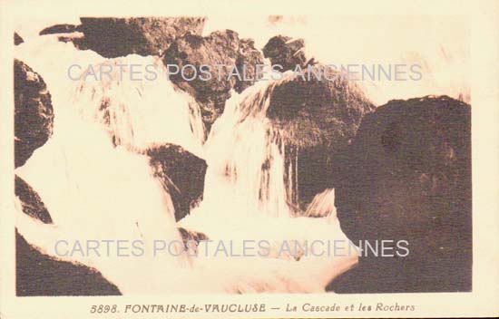 Cartes postales anciennes > CARTES POSTALES > carte postale ancienne > cartes-postales-ancienne.com Provence alpes cote d'azur Fontaine De Vaucluse