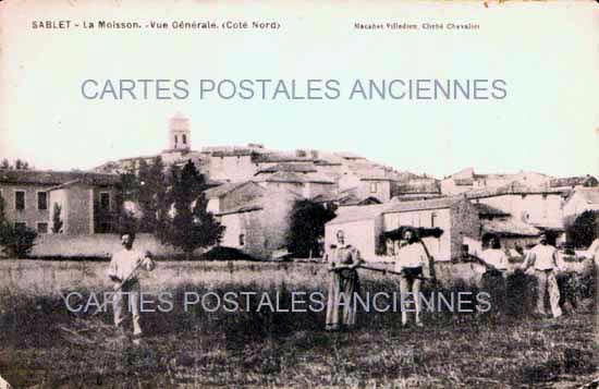 Cartes postales anciennes > CARTES POSTALES > carte postale ancienne > cartes-postales-ancienne.com Provence alpes cote d'azur Vaucluse Sablet