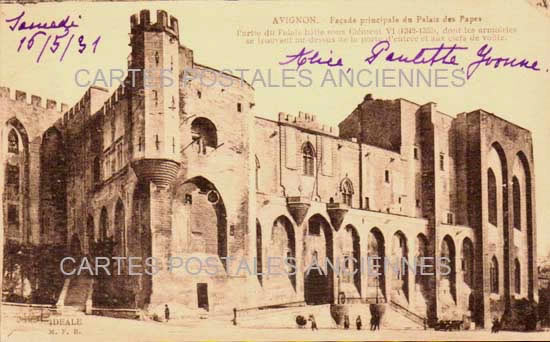 Cartes postales anciennes > CARTES POSTALES > carte postale ancienne > cartes-postales-ancienne.com Provence alpes cote d'azur Avignon