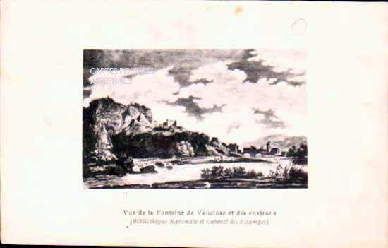 Cartes postales anciennes > CARTES POSTALES > carte postale ancienne > cartes-postales-ancienne.com Provence alpes cote d'azur Fontaine De Vaucluse