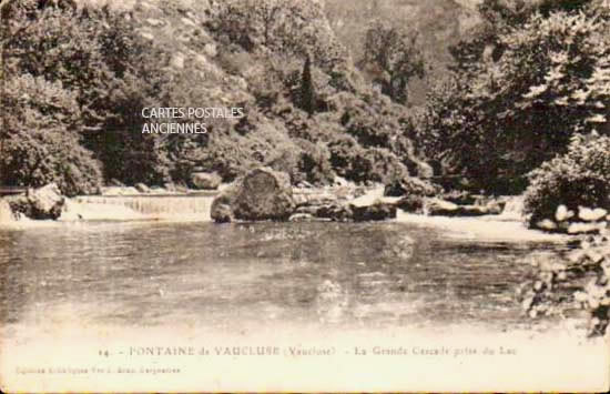 Cartes postales anciennes > CARTES POSTALES > carte postale ancienne > cartes-postales-ancienne.com Provence alpes cote d'azur Fontaine De Vaucluse