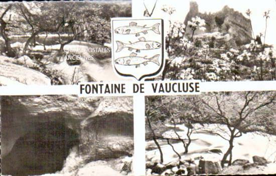 Cartes postales anciennes > CARTES POSTALES > carte postale ancienne > cartes-postales-ancienne.com Provence alpes cote d'azur Vaucluse Fontaine De Vaucluse