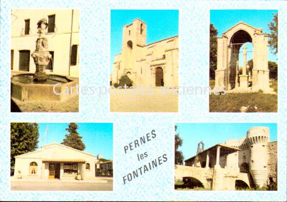 Cartes postales anciennes > CARTES POSTALES > carte postale ancienne > cartes-postales-ancienne.com Provence alpes cote d'azur Vaucluse Pernes Les Fontaines