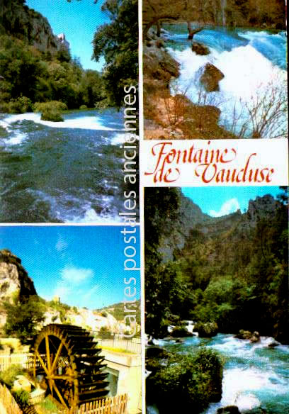 Cartes postales anciennes > CARTES POSTALES > carte postale ancienne > cartes-postales-ancienne.com Provence alpes cote d'azur Vaucluse Fontaine De Vaucluse