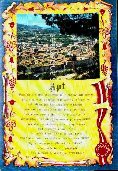 Cartes postales anciennes > CARTES POSTALES > carte postale ancienne > cartes-postales-ancienne.com Provence alpes cote d'azur Vaucluse Apt