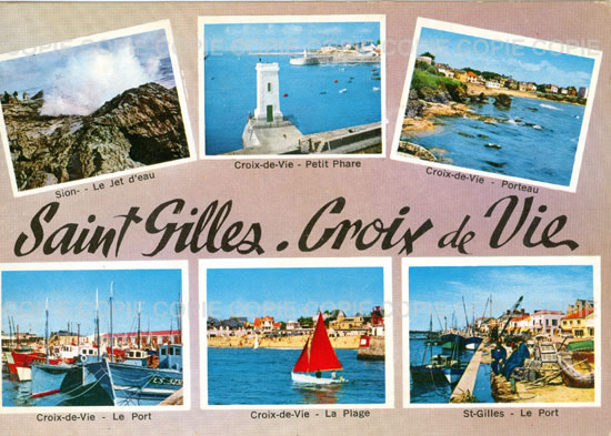 Cartes postales anciennes > CARTES POSTALES > carte postale ancienne > cartes-postales-ancienne.com Pays de la loire Vendee Saint Gilles Croix De Vie