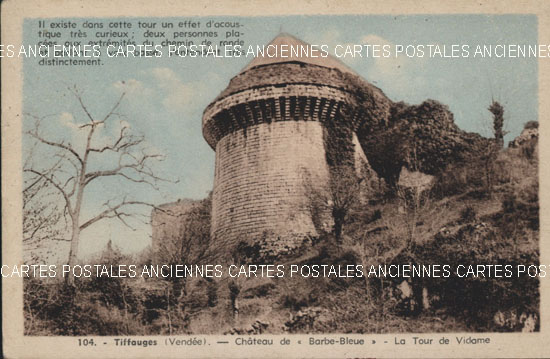 Cartes postales anciennes > CARTES POSTALES > carte postale ancienne > cartes-postales-ancienne.com Pays de la loire Vendee Tiffauges