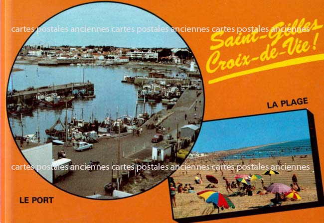 Cartes postales anciennes > CARTES POSTALES > carte postale ancienne > cartes-postales-ancienne.com Pays de la loire Vendee Saint Gilles Croix De Vie