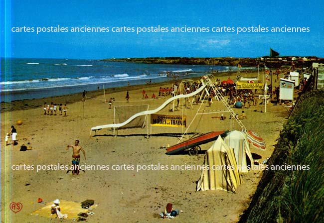 Cartes postales anciennes > CARTES POSTALES > carte postale ancienne > cartes-postales-ancienne.com Pays de la loire Vendee Bretignolles Sur Mer