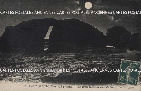 Cartes postales anciennes > CARTES POSTALES > carte postale ancienne > cartes-postales-ancienne.com Pays de la loire Vendee Les Sables d'Olonne