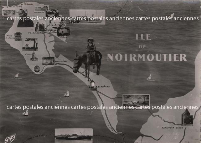 Cartes postales anciennes > CARTES POSTALES > carte postale ancienne > cartes-postales-ancienne.com Pays de la loire Vendee Noirmoutier-en-l'Ile
