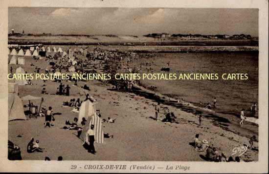 Cartes postales anciennes > CARTES POSTALES > carte postale ancienne > cartes-postales-ancienne.com Pays de la loire Vendee Saint Gilles Croix De Vie