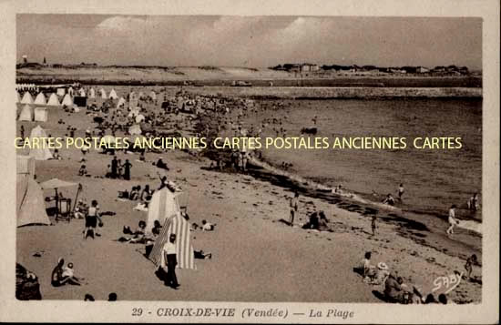 Cartes postales anciennes > CARTES POSTALES > carte postale ancienne > cartes-postales-ancienne.com Pays de la loire Vendee Saint Gilles Croix De Vie