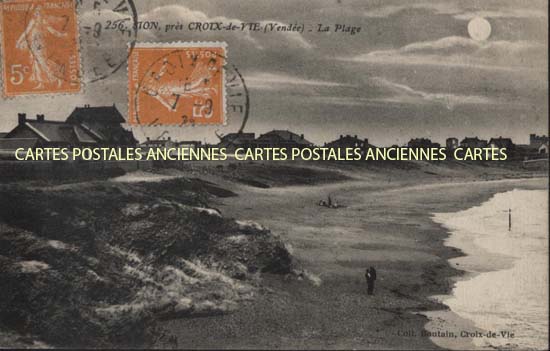 Cartes postales anciennes > CARTES POSTALES > carte postale ancienne > cartes-postales-ancienne.com Pays de la loire Vendee Sion-Sur-l'Ocean