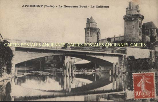 Cartes postales anciennes > CARTES POSTALES > carte postale ancienne > cartes-postales-ancienne.com Pays de la loire Vendee Apremont