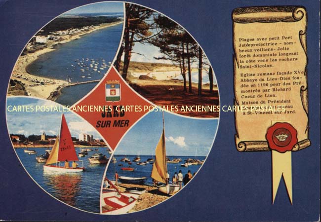 Cartes postales anciennes > CARTES POSTALES > carte postale ancienne > cartes-postales-ancienne.com Pays de la loire Vendee Jard Sur Mer