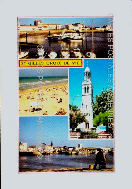 Cartes postales anciennes > CARTES POSTALES > carte postale ancienne > cartes-postales-ancienne.com Pays de la loire Vendee Saint Gilles Croix De Vie