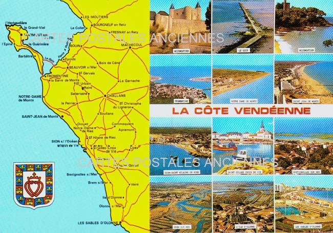 Cartes postales anciennes > CARTES POSTALES > carte postale ancienne > cartes-postales-ancienne.com Pays de la loire Vendee Saint Gilles Croix De Vie