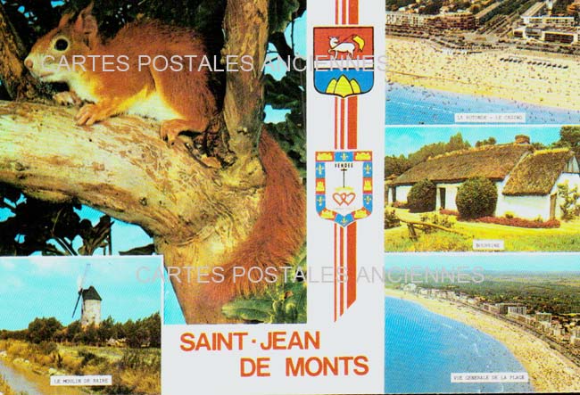 Cartes postales anciennes > CARTES POSTALES > carte postale ancienne > cartes-postales-ancienne.com Pays de la loire Vendee Saint Jean De Monts