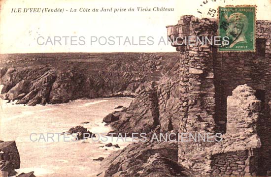 Cartes postales anciennes > CARTES POSTALES > carte postale ancienne > cartes-postales-ancienne.com Pays de la loire Vendee l'Ile d'Yeu