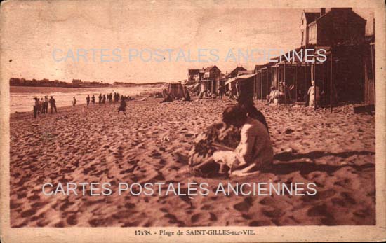 Cartes postales anciennes > CARTES POSTALES > carte postale ancienne > cartes-postales-ancienne.com Pays de la loire Vendee Saint Gilles Croix De Vie